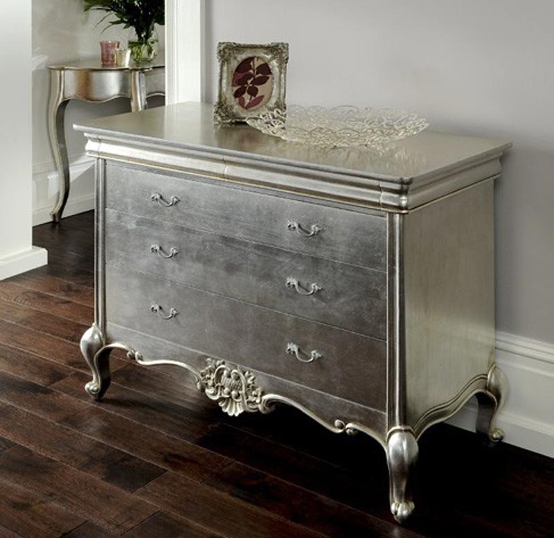 Silver chest drawer
