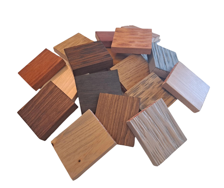 wooden samples